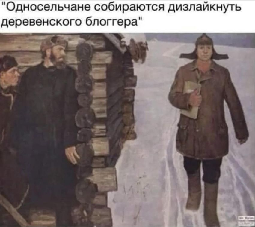 "Односельчане собираются дизлайкнуть деревенского блоггера"