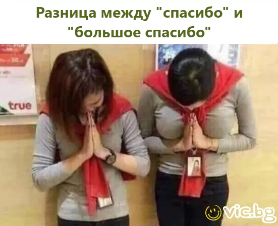 Разница между "спасибо" и "большое спасибо"