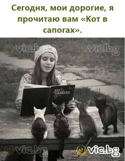 Сегодня, мои дорогие, я прочитаю вам «Кот в сапогах».