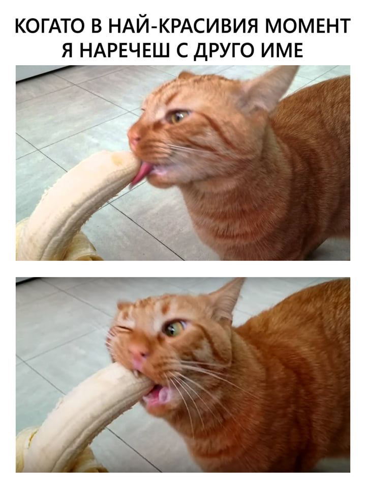 Когато в най-красивия момент я наречеш с друго име