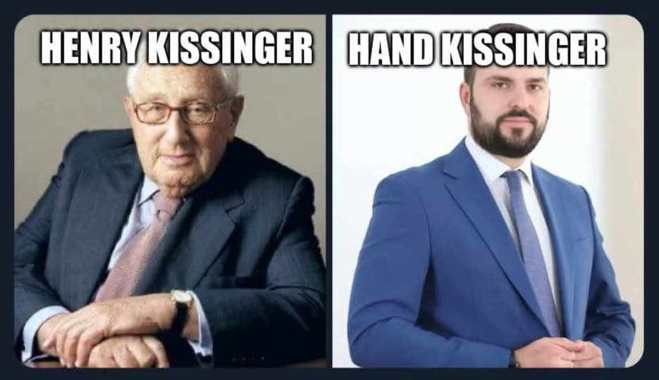 Георг Георгиев (ГЕРБ) - министър на външните работи Henry kissinger. hand kissinger.