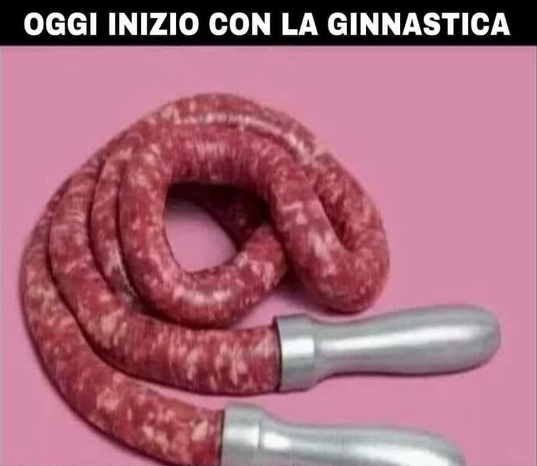 Oggi inizio соn la ginnastica