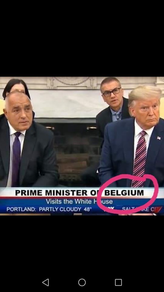 Prime minister of Belgium
