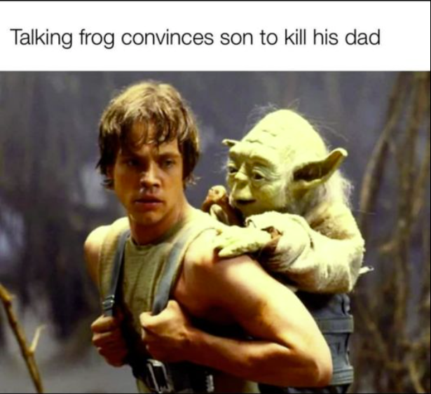 Talking frog convinces son to кill his dad