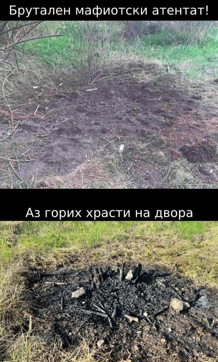 Брутален мафиотски атентат Аз горих храсти на двора