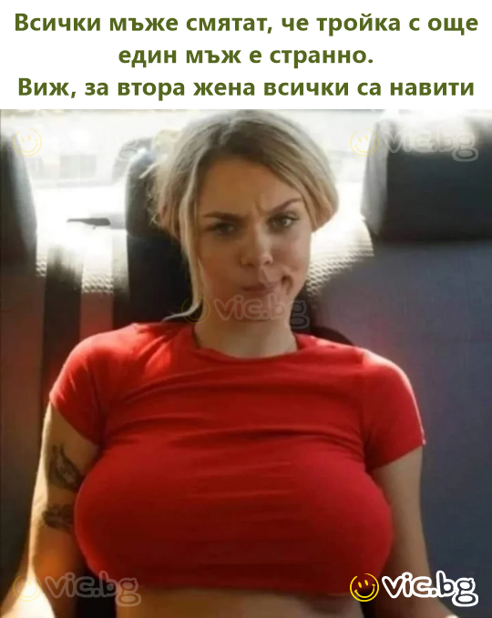 Всички мъже смятат, че тройка с още един мъж е странно. Виж, за втора жена всички са навити