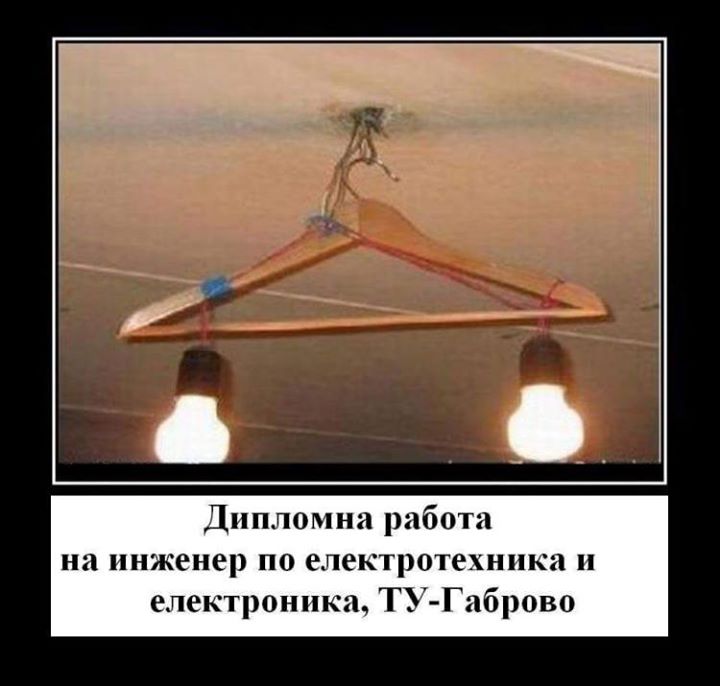 Дипломна работа на инжинер по електроника и електротехника ТУ - Габрово
