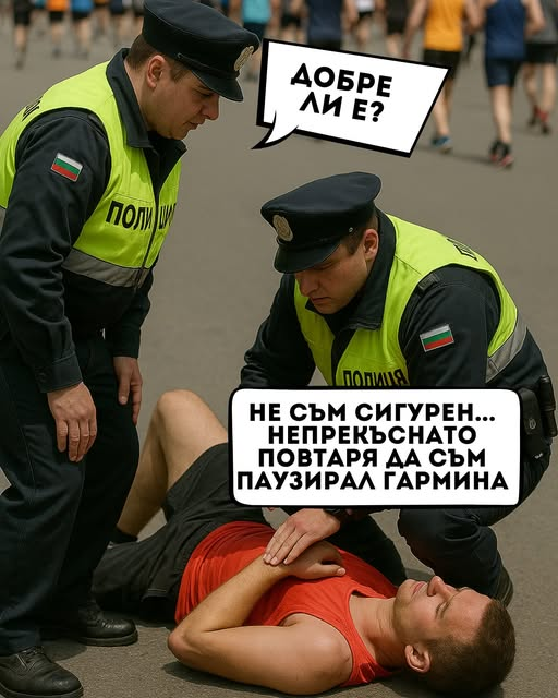 Добре ли е? Не сьм сигурен... Непрекьснато повтаря да сьм паузирал гармина