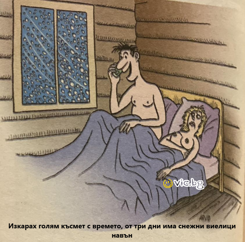 Изкарах голям късмет с времето, от три дни има снежни виелици навън