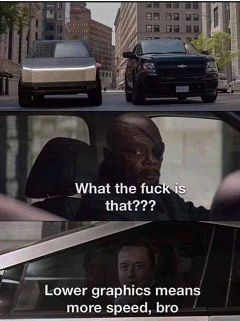 - Какво по дяволите е това? - По ниска резолюция, по-добра скорост брато