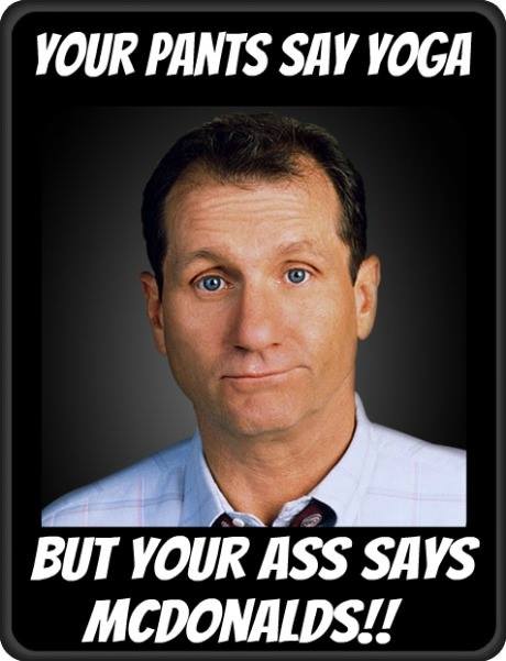 Клина ти казва Йога, обаче задниката ти McDonalds