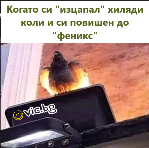 Когато си "изцапал" хиляди коли и си повишен до "феникс"