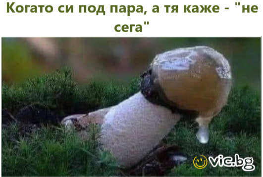 Когато си под пара, а тя каже - "не сега"