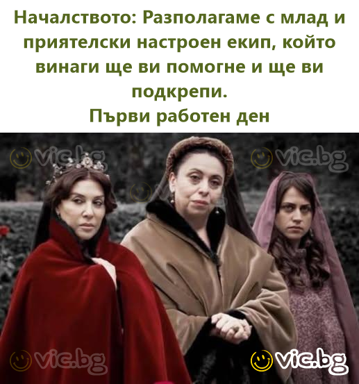 Началството: Разполагаме с млад и приятелски настроен екип, който винаги ще ви помогне и ще ви подкрепи.  Първи работен ден