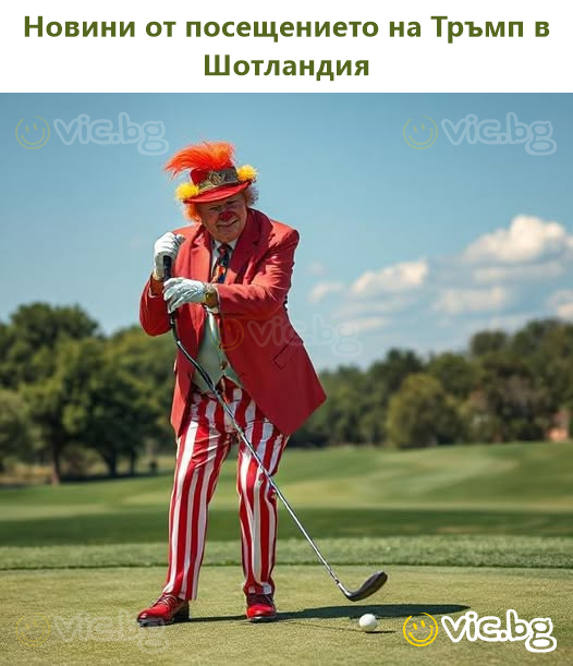 Новини от посещението на Тръмп в Шотландия