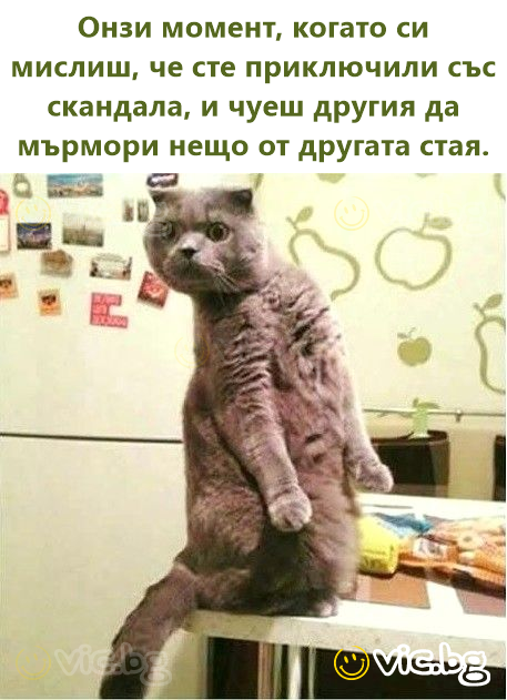 Онзи момент, когато си мислиш, че сте приключили със скандала, и чуеш другия да мърмори нещо от другата стая.