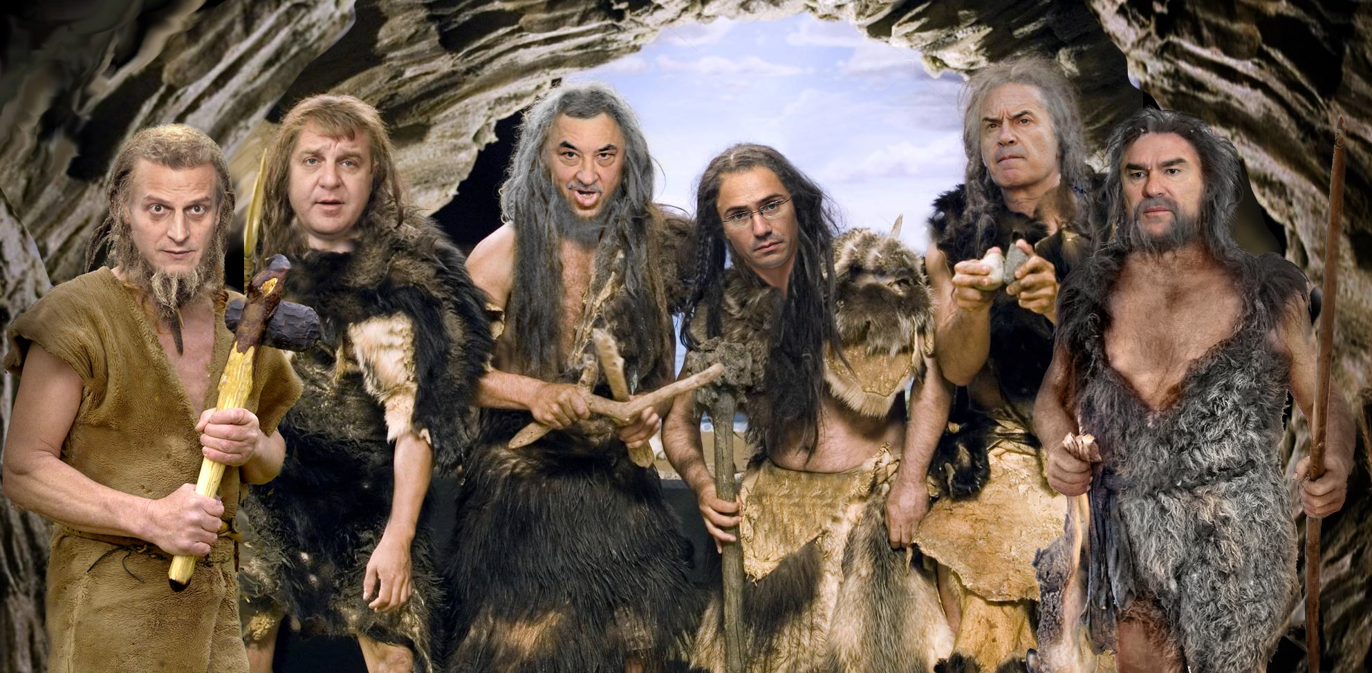 Панорамен кадър на Разширената коалиция на пещерния патрEотизъм