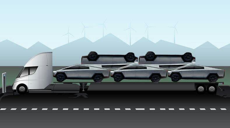 Превоз на cyber truck