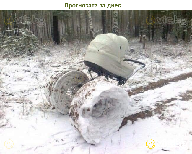 Прогнозата за днес ...