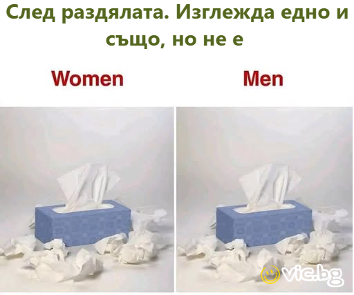 След раздялата. Изглежда едно и също, но не е