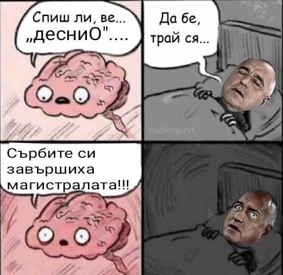 Спиш ли Бойко? - Да бе, трай ся - Сърбите свършиха магистралата