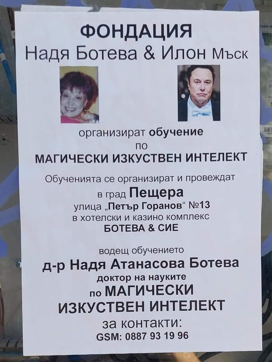Фондация Надя Ботева & Илон Мъск