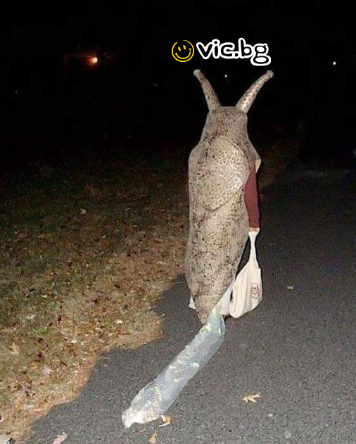 хелоуин охлюв