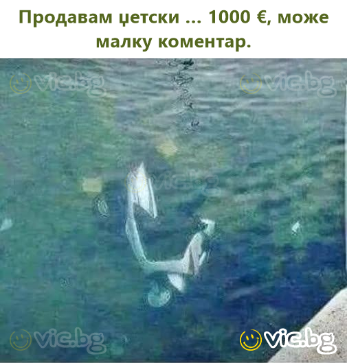 Продавам џетски … 1000 €, може малку коментар.
