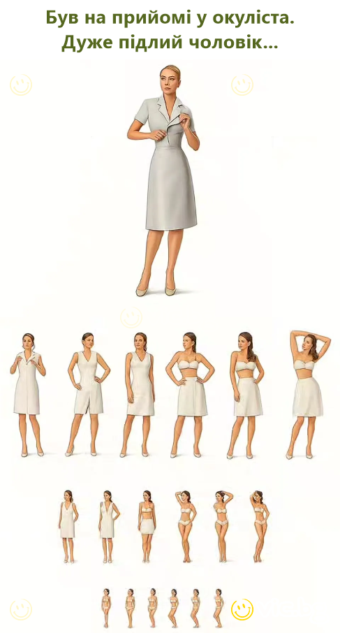 Був на прийомі у окуліста. Дуже підлий чоловік...