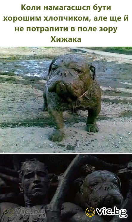 Коли намагаєшся бути хорошим хлопчиком, але ще й не потрапити в поле зору Хижака