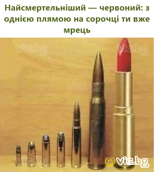 Найсмертельніший — червоний: з однією плямою на сорочці ти вже мрець