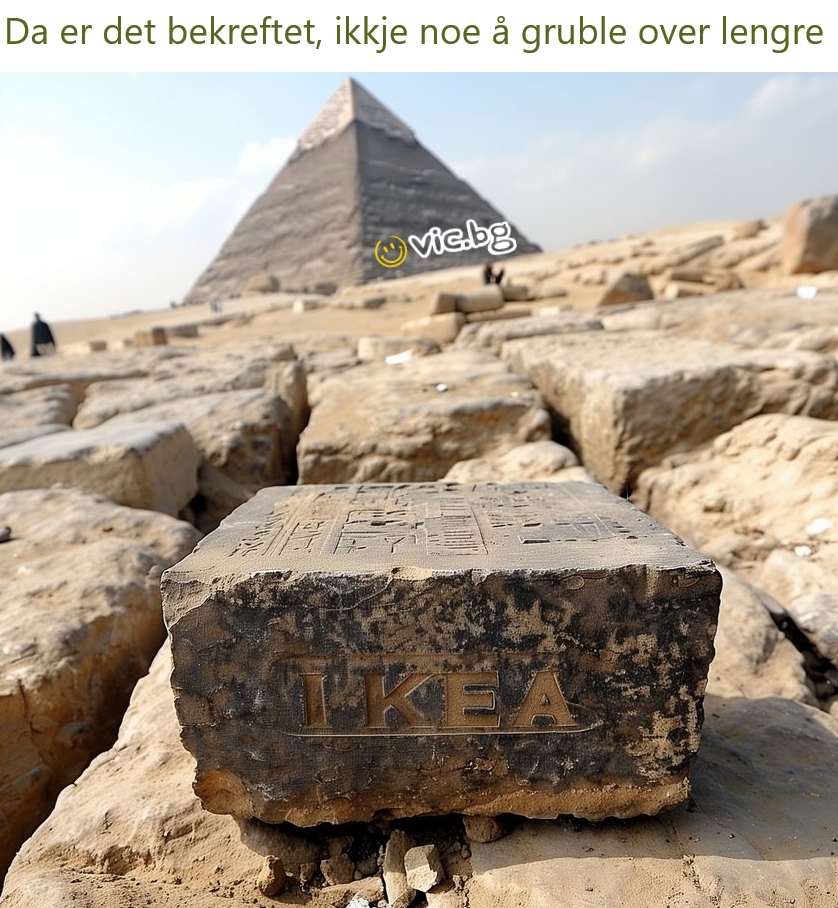 Da er det bekreftet, ikkje noe å gruble over lengre