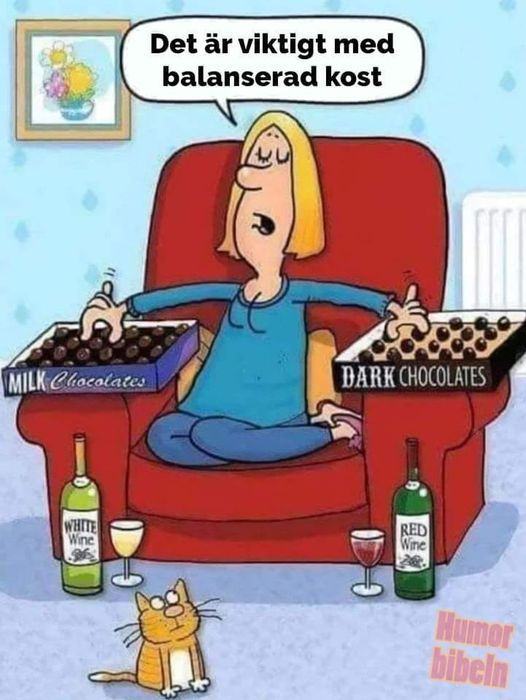 Det är viktigt med balanserad kost