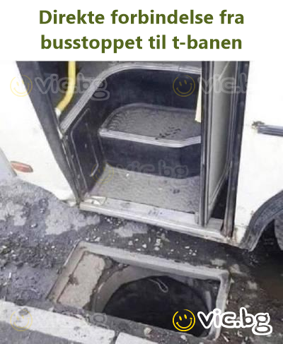 Direkte forbindelse fra busstoppet til t-banen