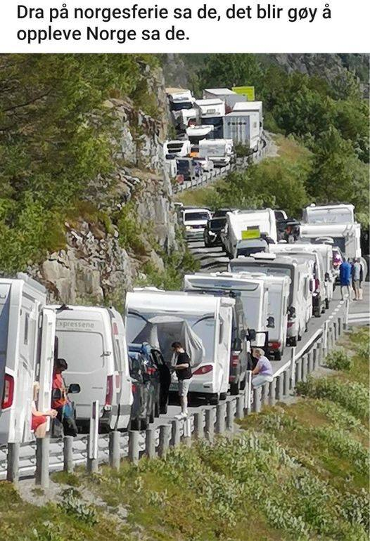 Dra pa norgesferie sa de, det blir goy oppleve Norge sa de.