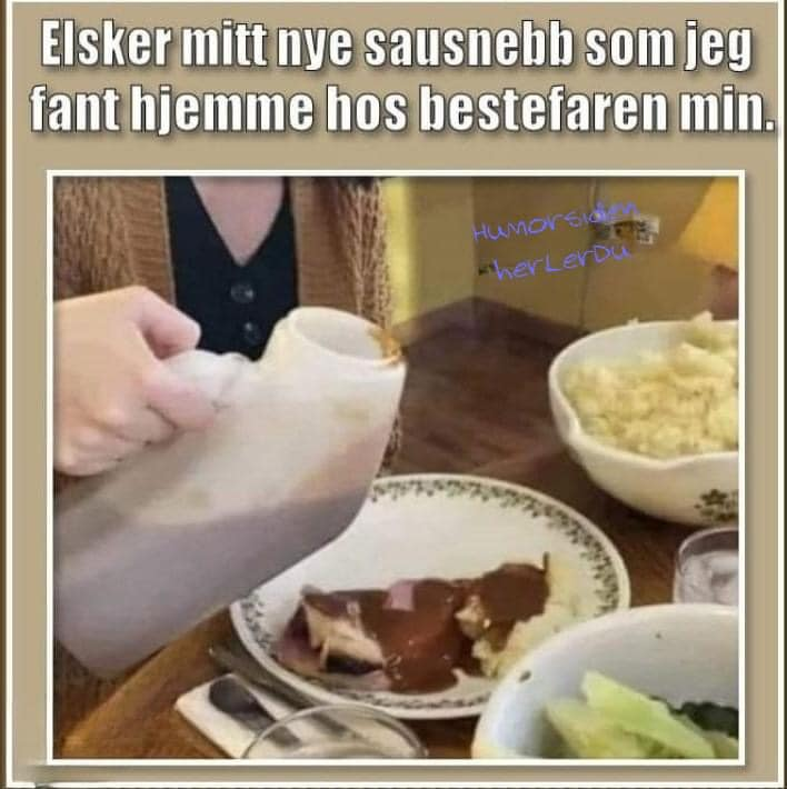 Elsker mitt nye sausnebb som jeg fant hiemme hos bestefaren min.