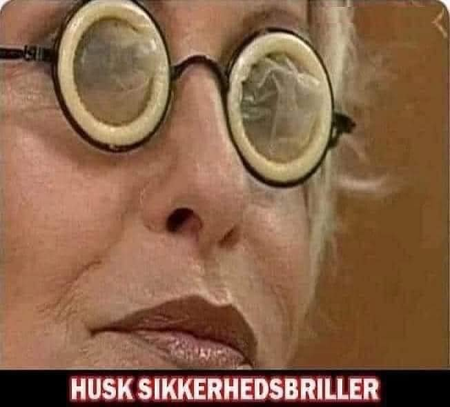 Husk sikkerhedsbriller