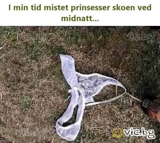 I min tid mistet prinsesser skoen ved midnatt...