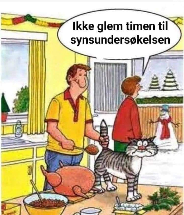 Ikke glem timen til synsundersøkelsen
