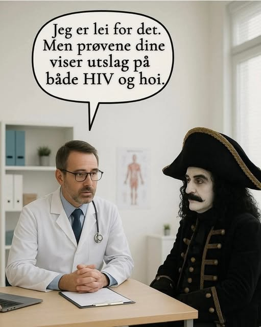 Jeg er lei for det. Men prøvene dine viser utslag på både НIV оg hoi,