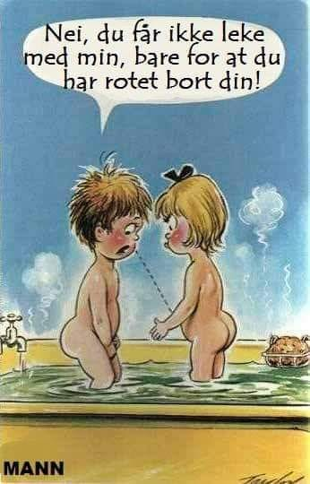 Nei, du far ikke leke med min, bare for at du har rotet bort din!