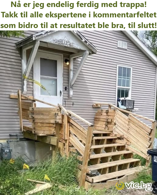 Nå er jeg endelig ferdig med trappa! Takk til alle ekspertene i kommentarfeltet som bidro til at resultatet ble вrа, til slutt!