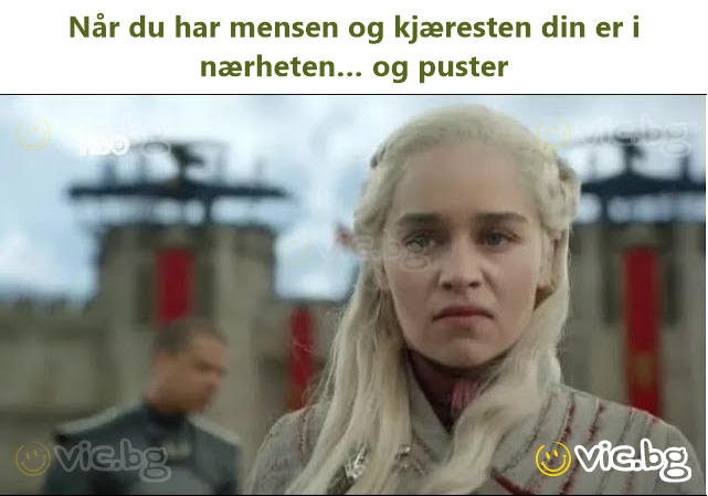 Når du har mensen og kjæresten din er i nærheten… og puster