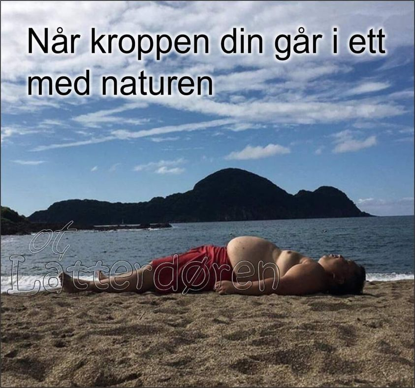 Năr kroppen din gar i ett med naturen