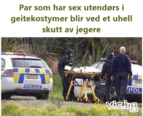 Par som har sex utendørs i geitekostymer blir ved et uhell skutt av jegere