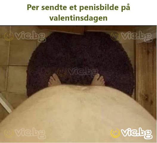 Per sendte et penisbilde på valentinsdagen
