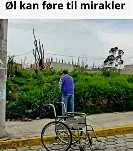 Øl kan føre til mirakler